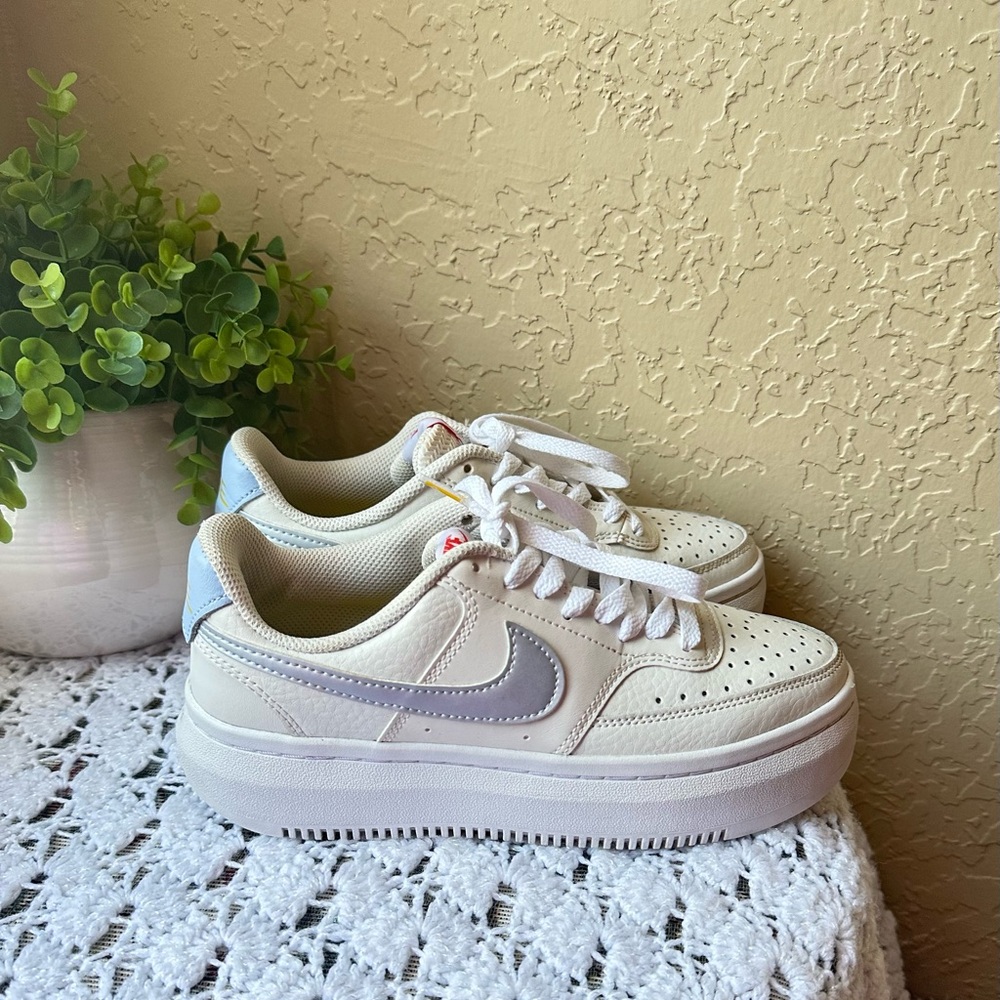 NIKE Court Vision Alta Ltr Size 7 DV2176 001 Phantom/Grey - Picture 7 of 11